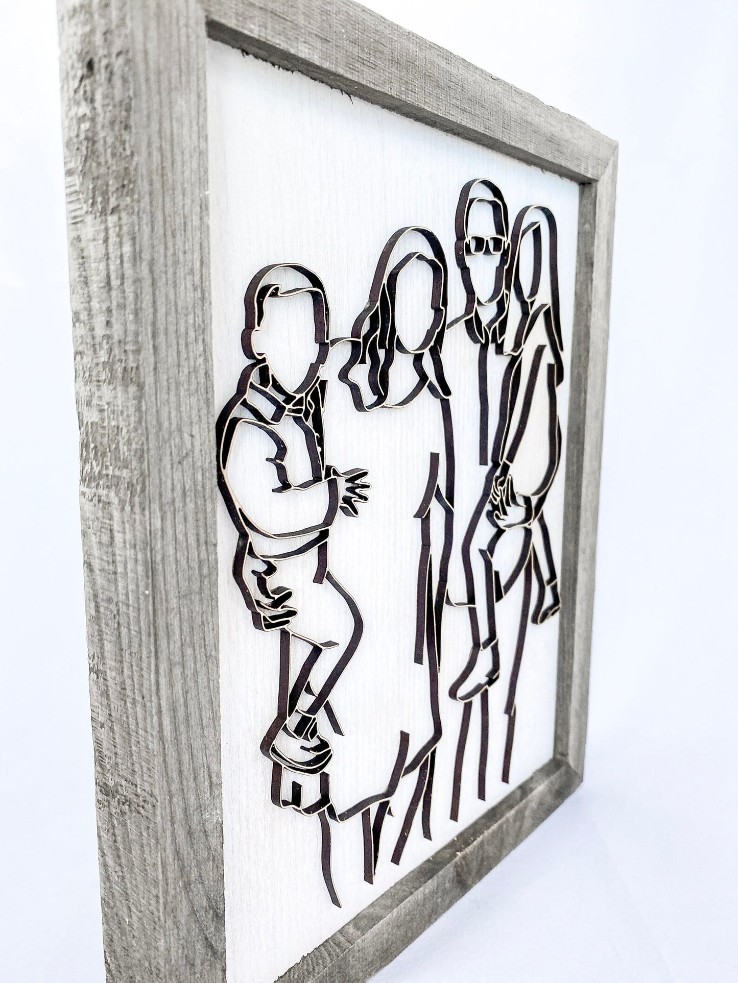 Rustic Framed Custom Portrait