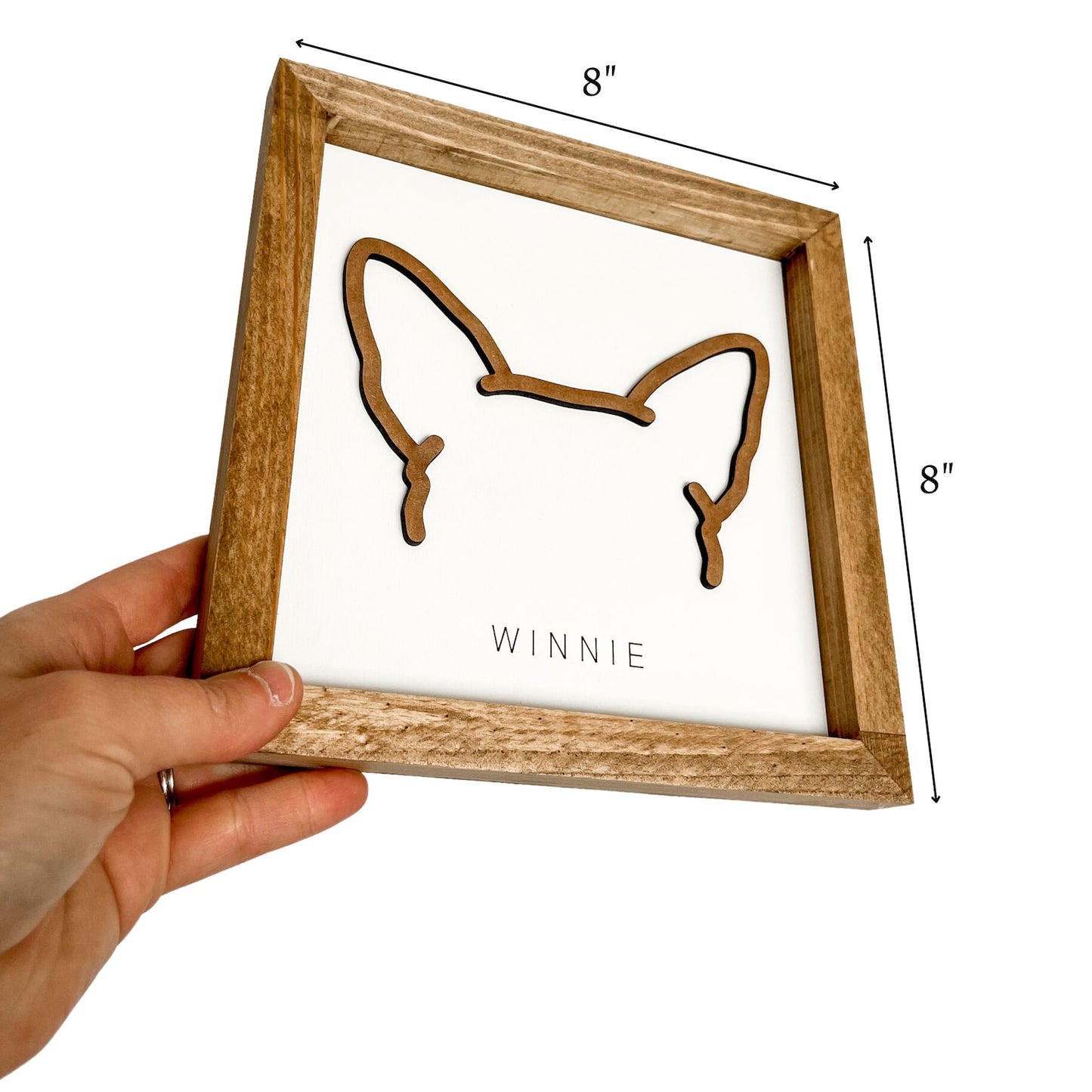 Dog Ear Wall Art | Custom Dog Ear Portrait